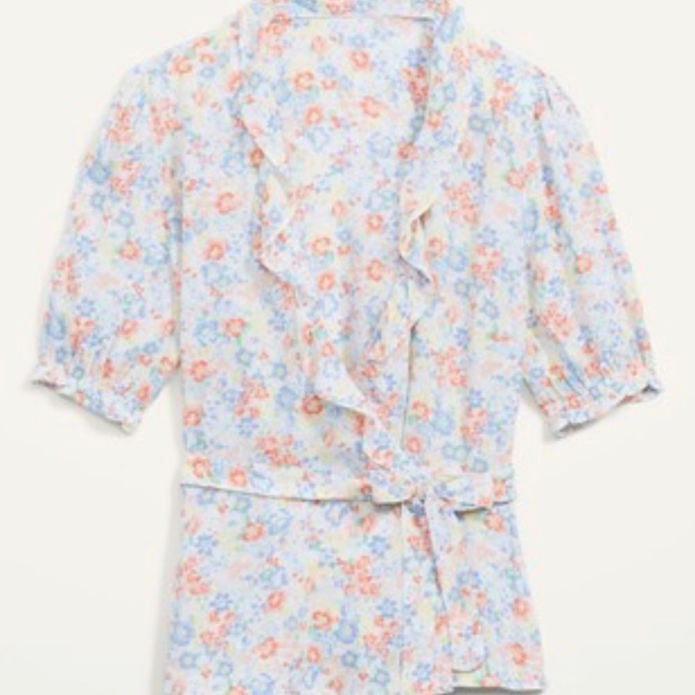 Wrap blouse